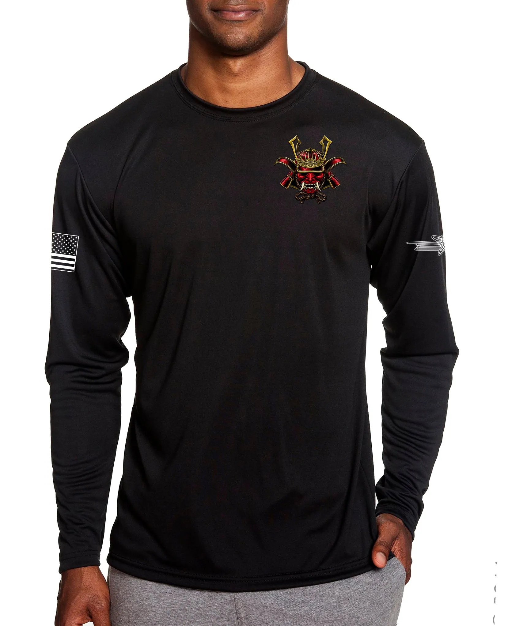 22nd Shoguns Long Sleeve Performance PT Shirt. This shirt IS approved for PT.