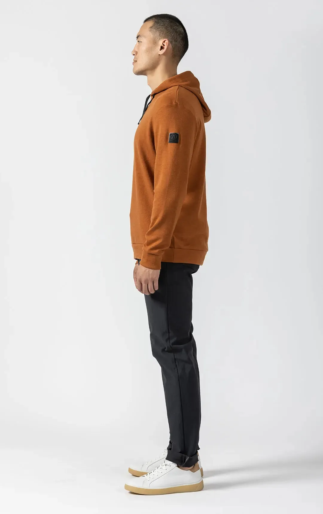 320GSM MERINO HOODED PULLOVER - CLEARANCE