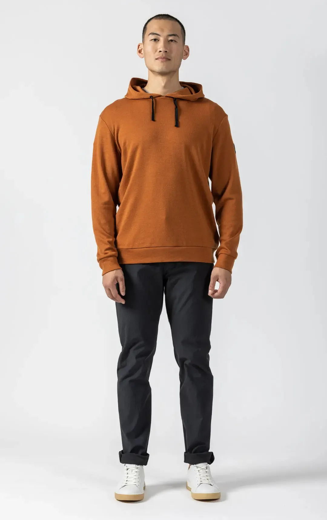 320GSM MERINO HOODED PULLOVER - CLEARANCE