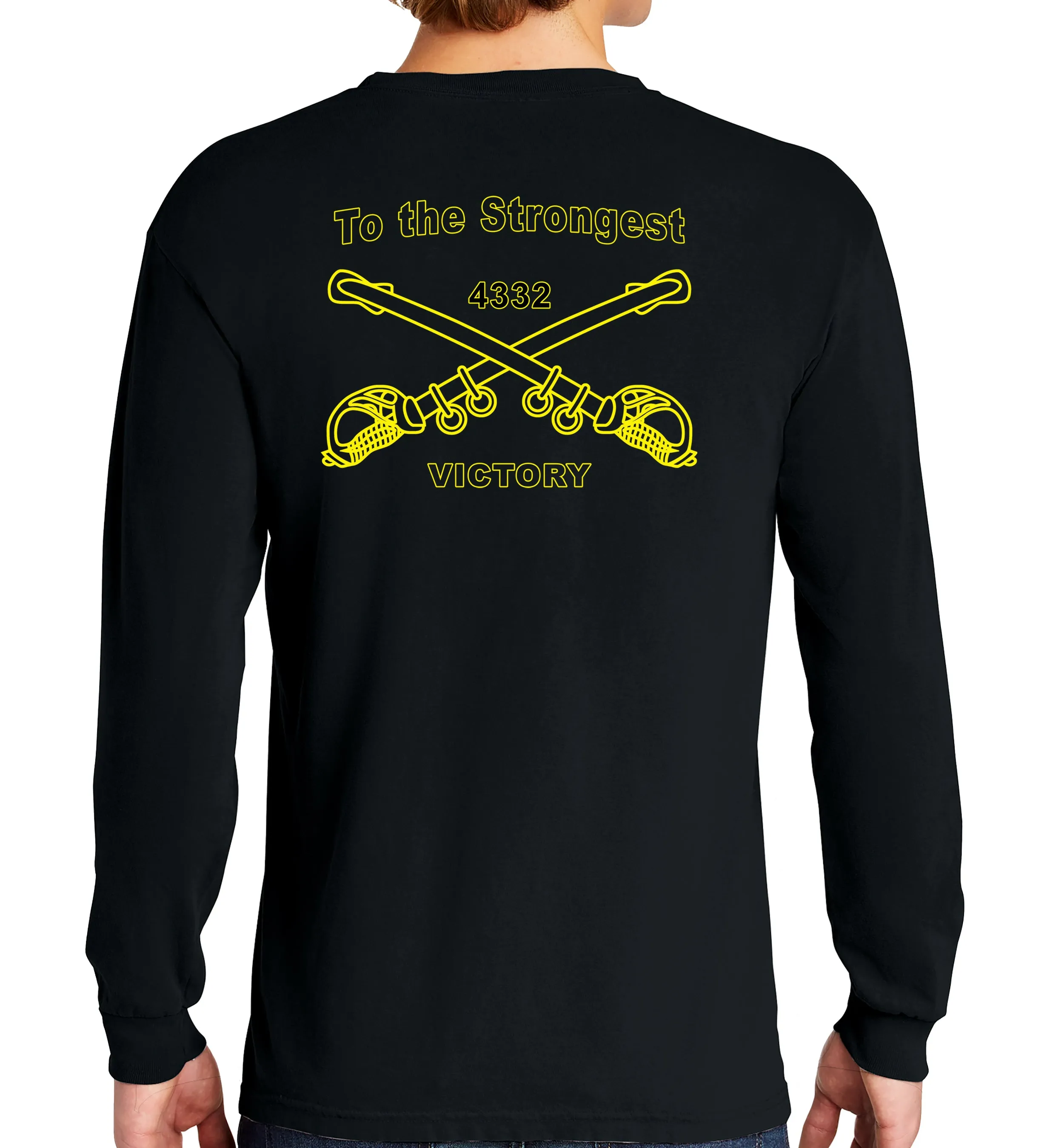 (4330-4333) Long Sleeve 50-50 Blend Unisex Shirt. This shirt IS approved for PT