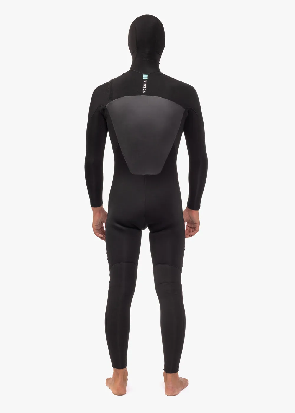 7 Seas 6-5 Full Hooded Chest Zip Wetsuit, BLK