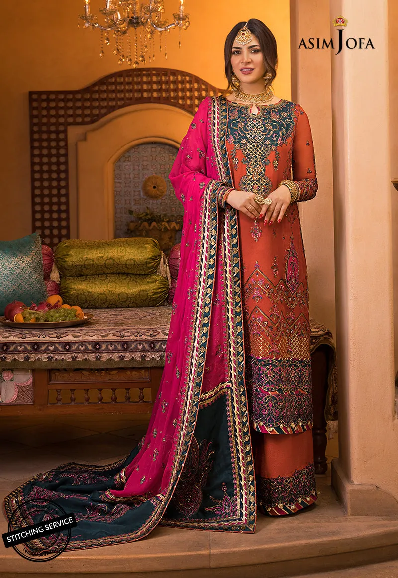 AJBN-08 EMBROIDERED SILK 3 PCS