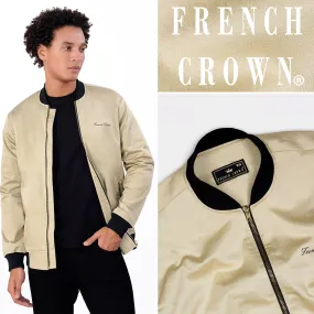 Akaroa Brown Premium Cotton Bomber Jacket