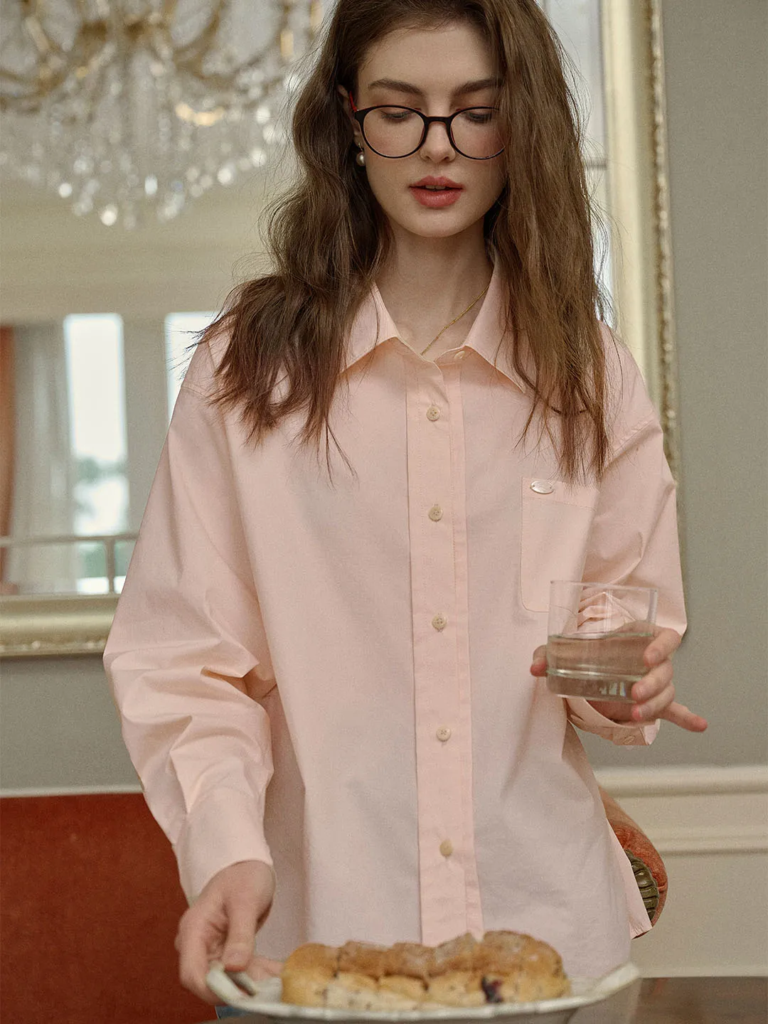 Alana Classic Lapel Pocket Shirt