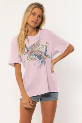 Amuse Love Birds Boyfriend Tee-Dawn