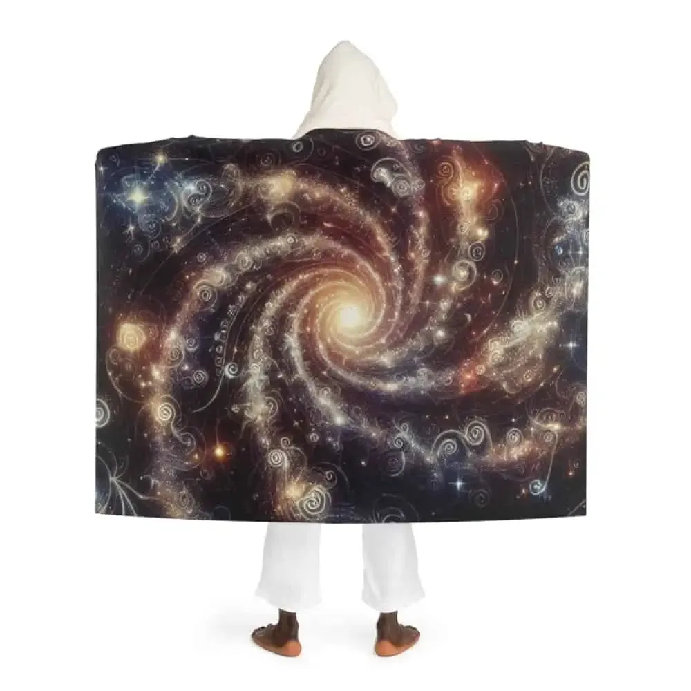 Aria Stardust - Magical Hooded Sherpa Fleece Blanket