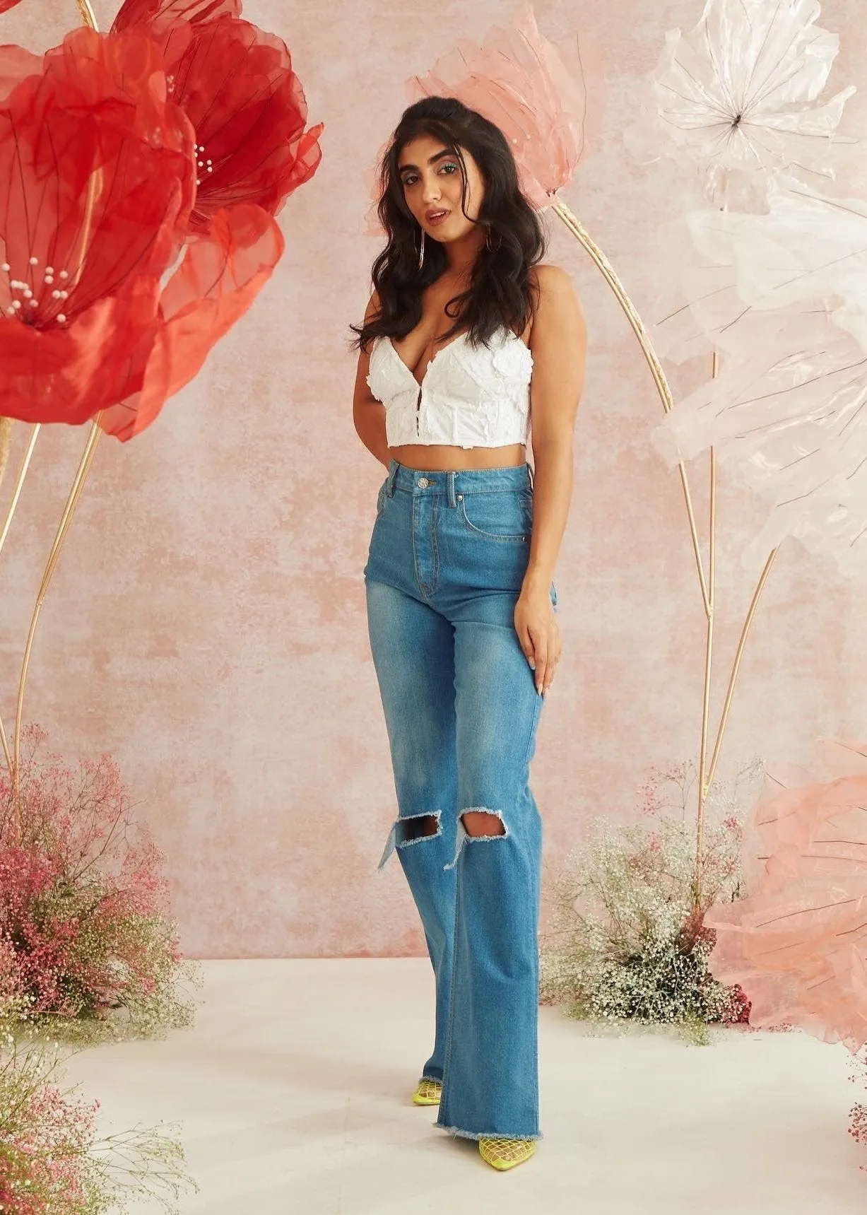 Ava Wide Leg High Waist Jeans