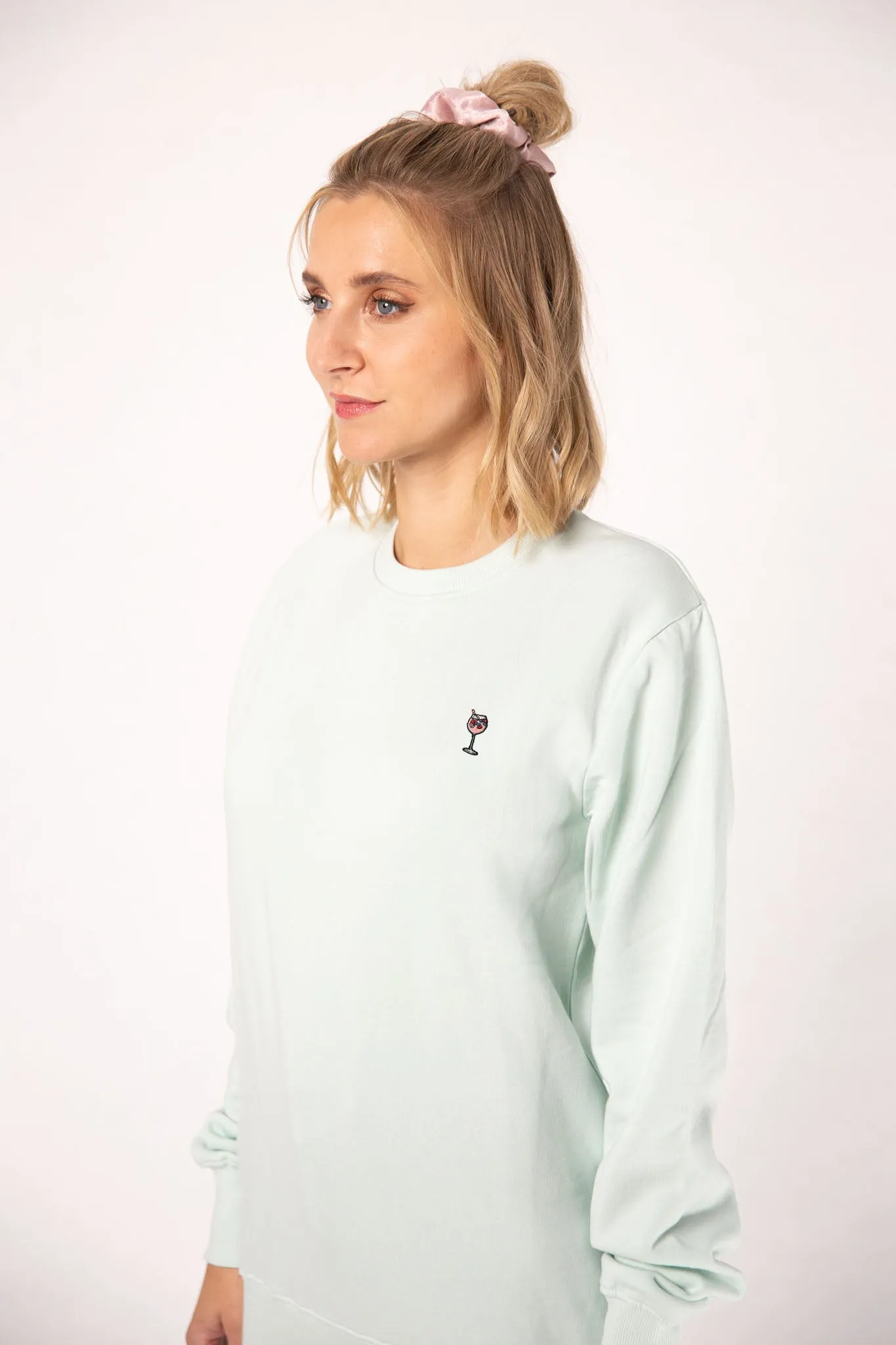 Berry Spritz | Bestickter Bio-Baumwoll Frauen Pullover