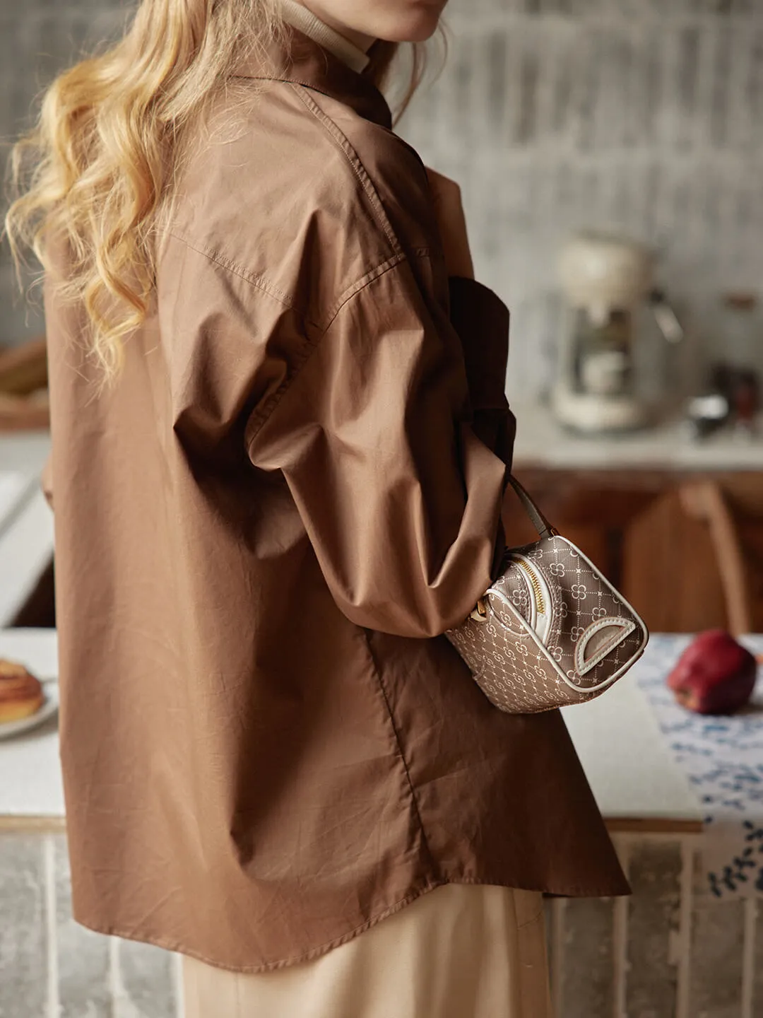 Blanche Brown Blouse