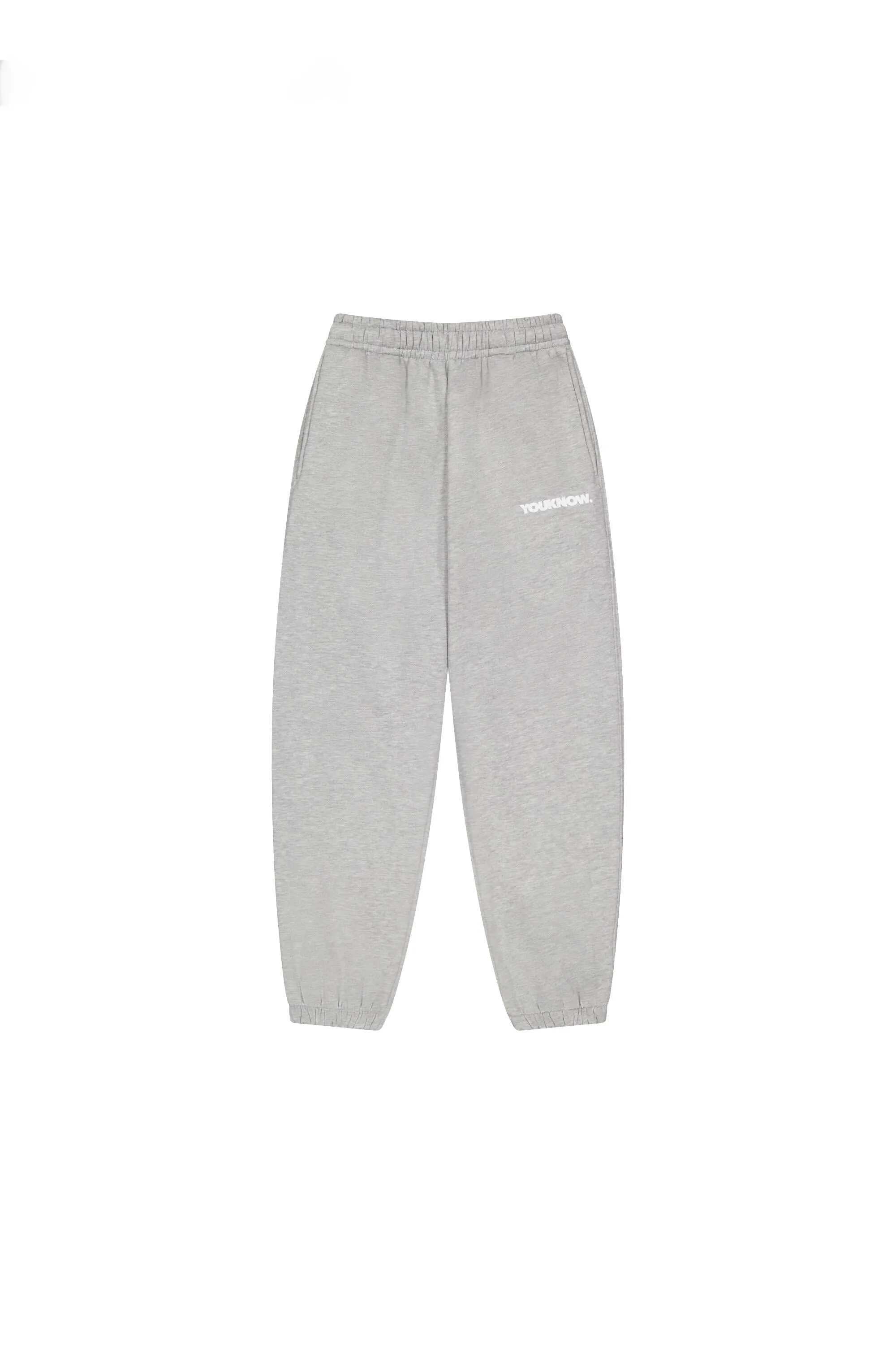 BLOCK CUFFED SWEATPANTS | GREY