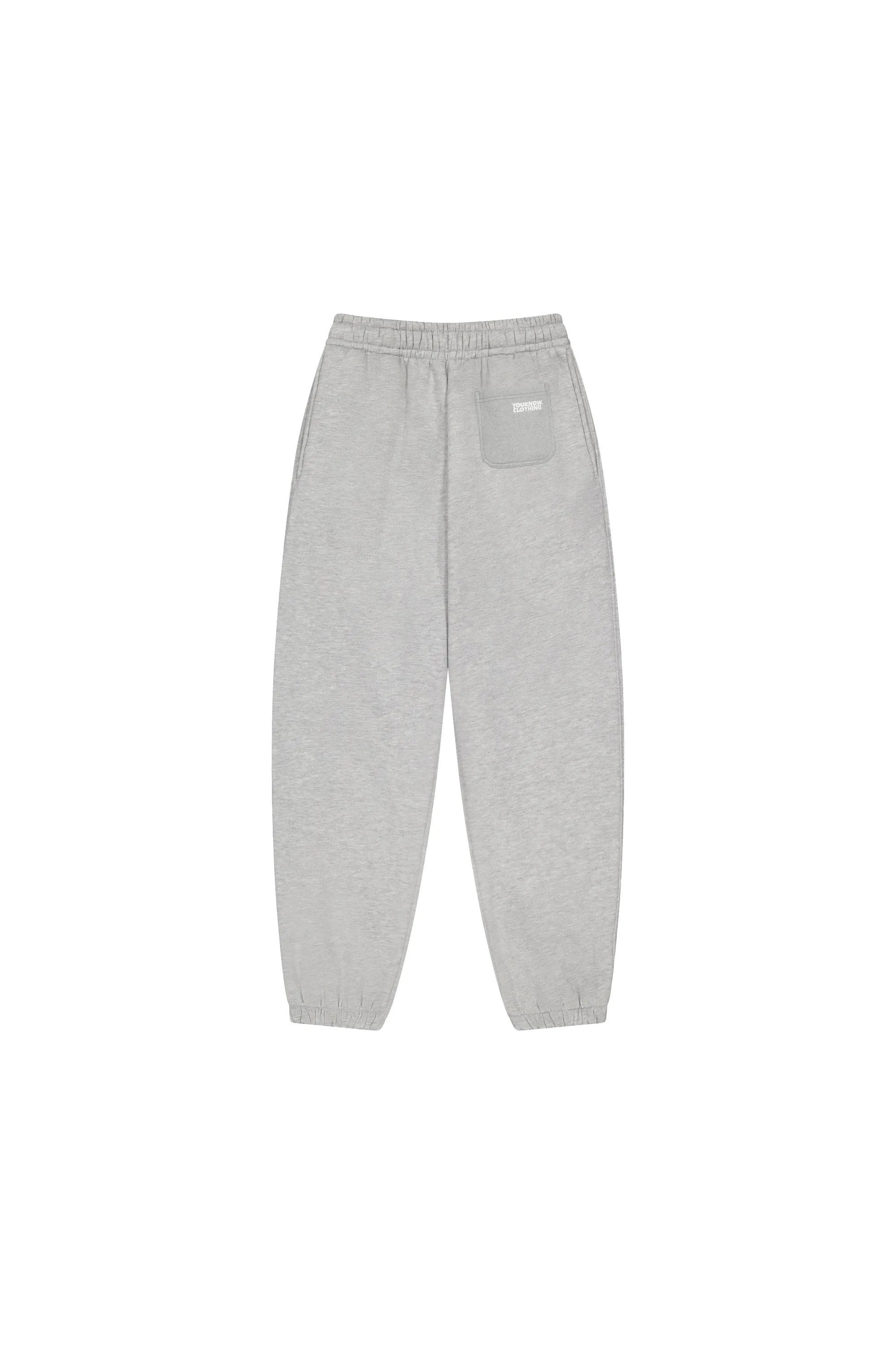 BLOCK CUFFED SWEATPANTS | GREY