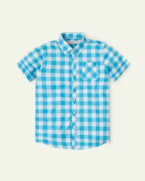 Blue Check Shirt