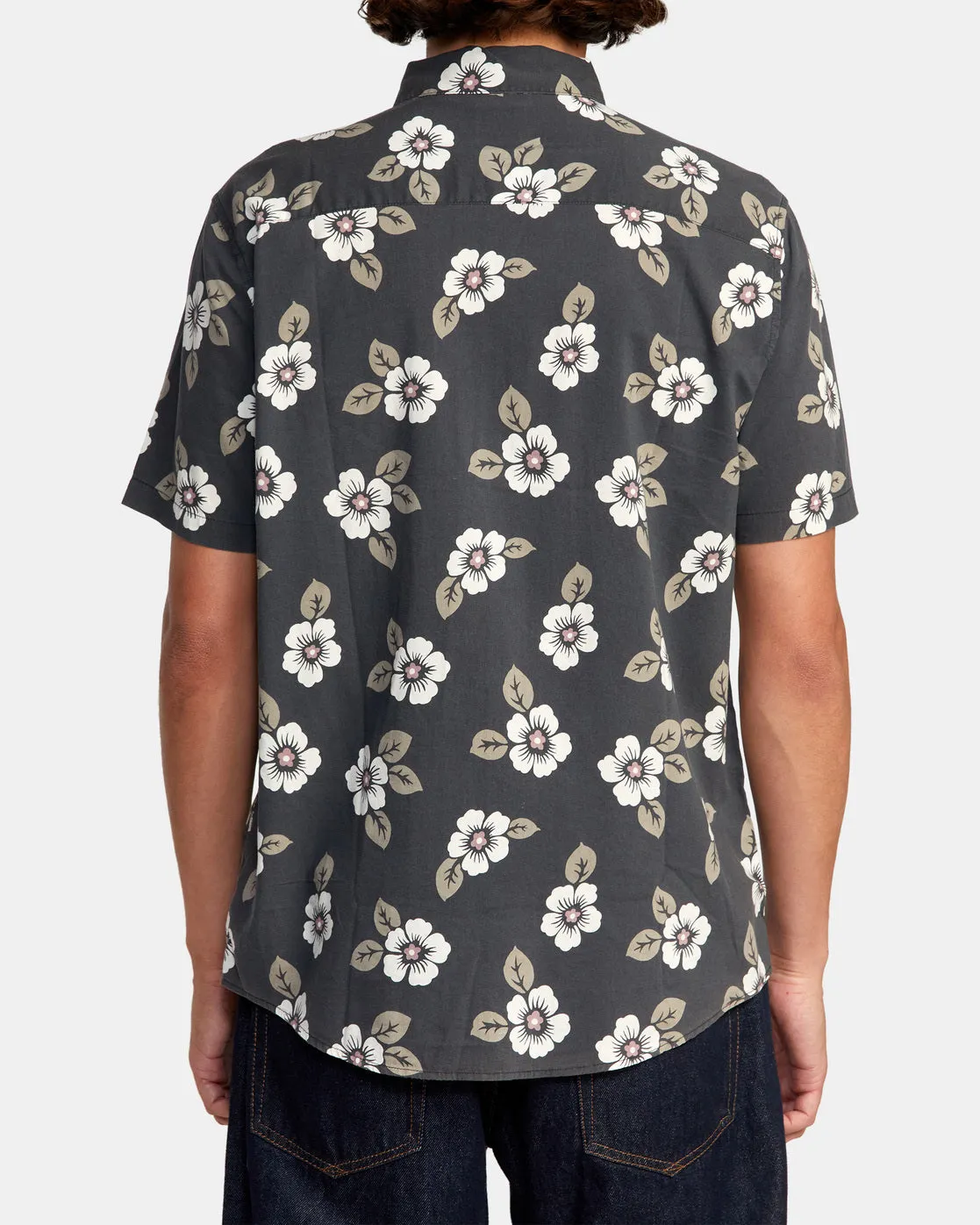 Botanical Short Sleeve Shirt - Black