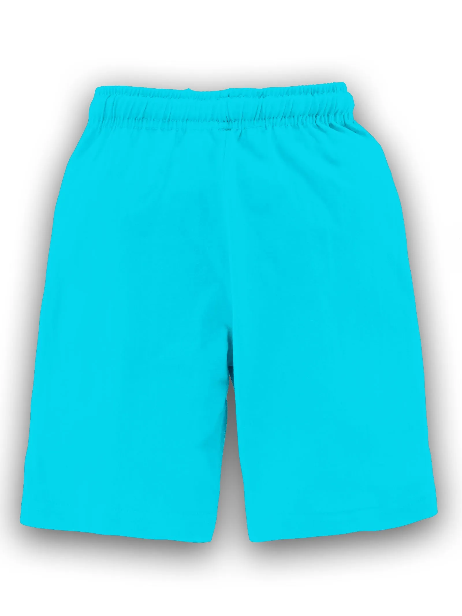 Boys Knit Knee length Basic Shorts Pack Of 2