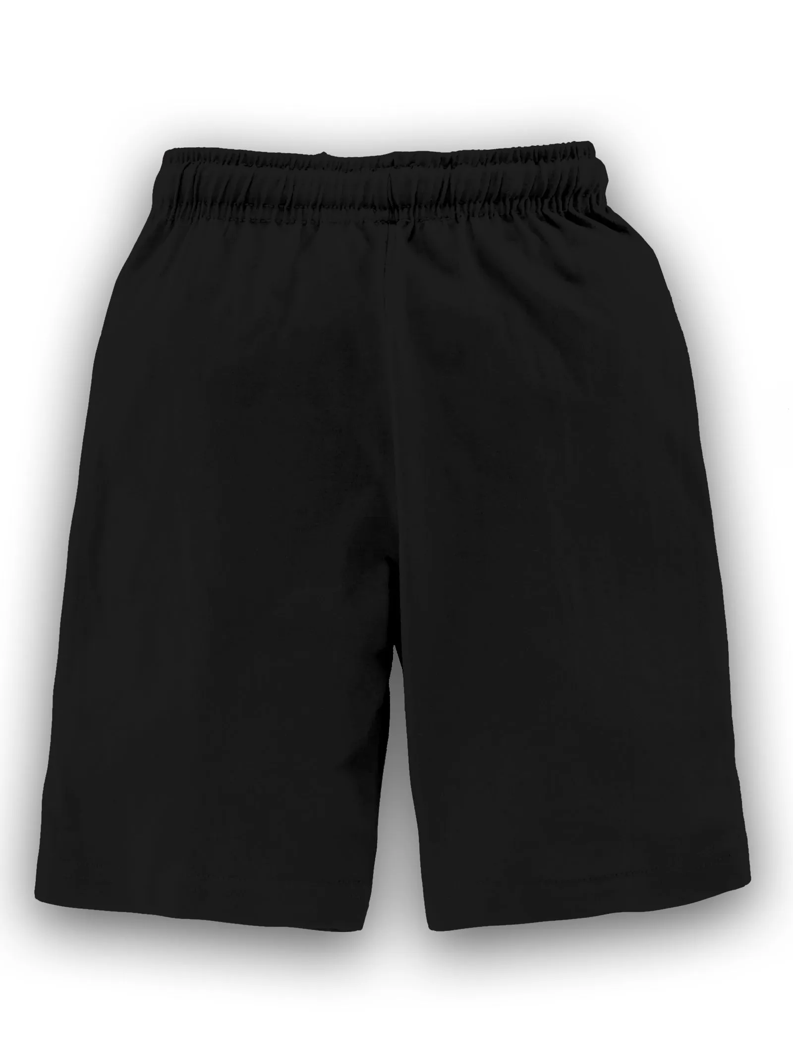 Boys Knit Knee length Basic Shorts Pack Of 2