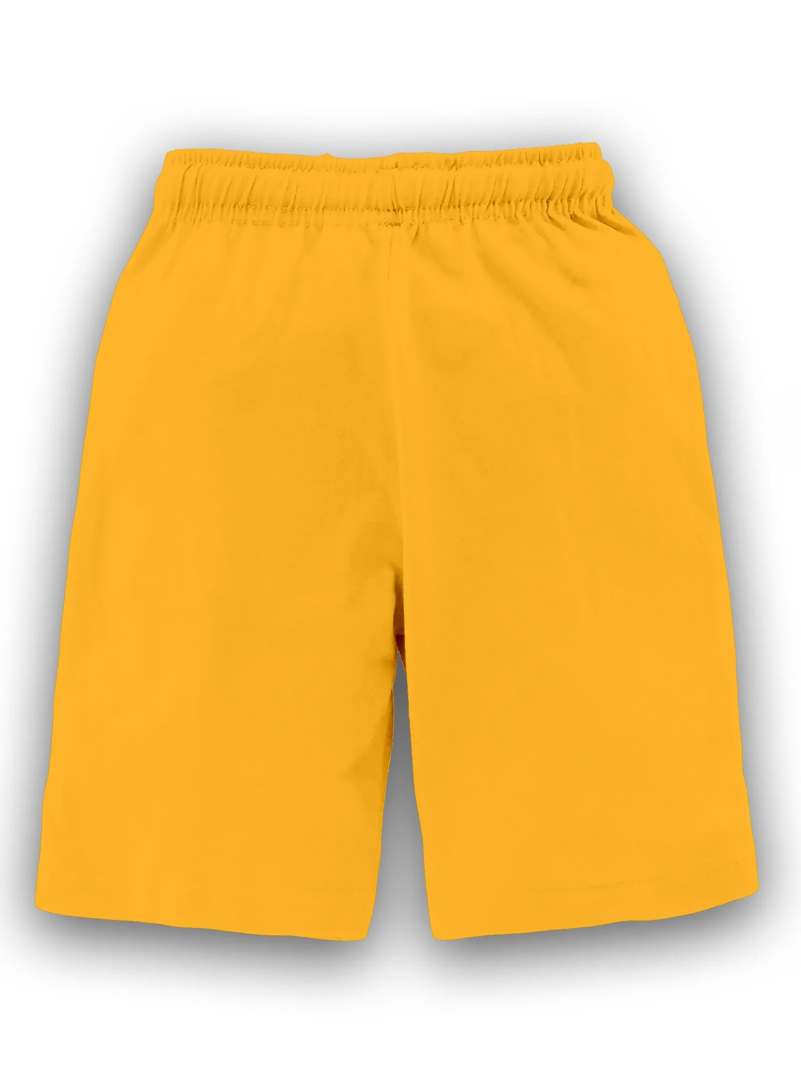 Boys Knit Knee length Basic Shorts Pack Of 2