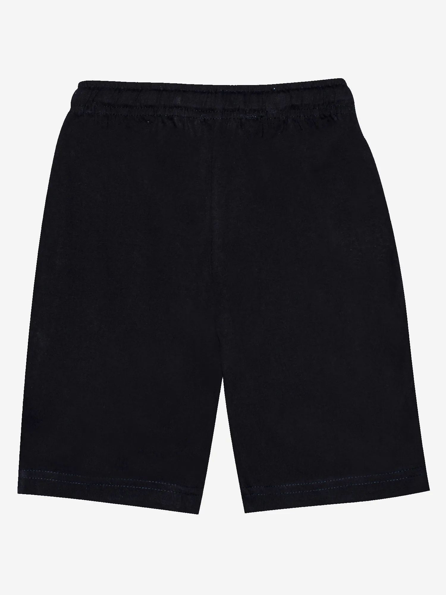 Boys Knit Knee length Basic Shorts Pack Of 2