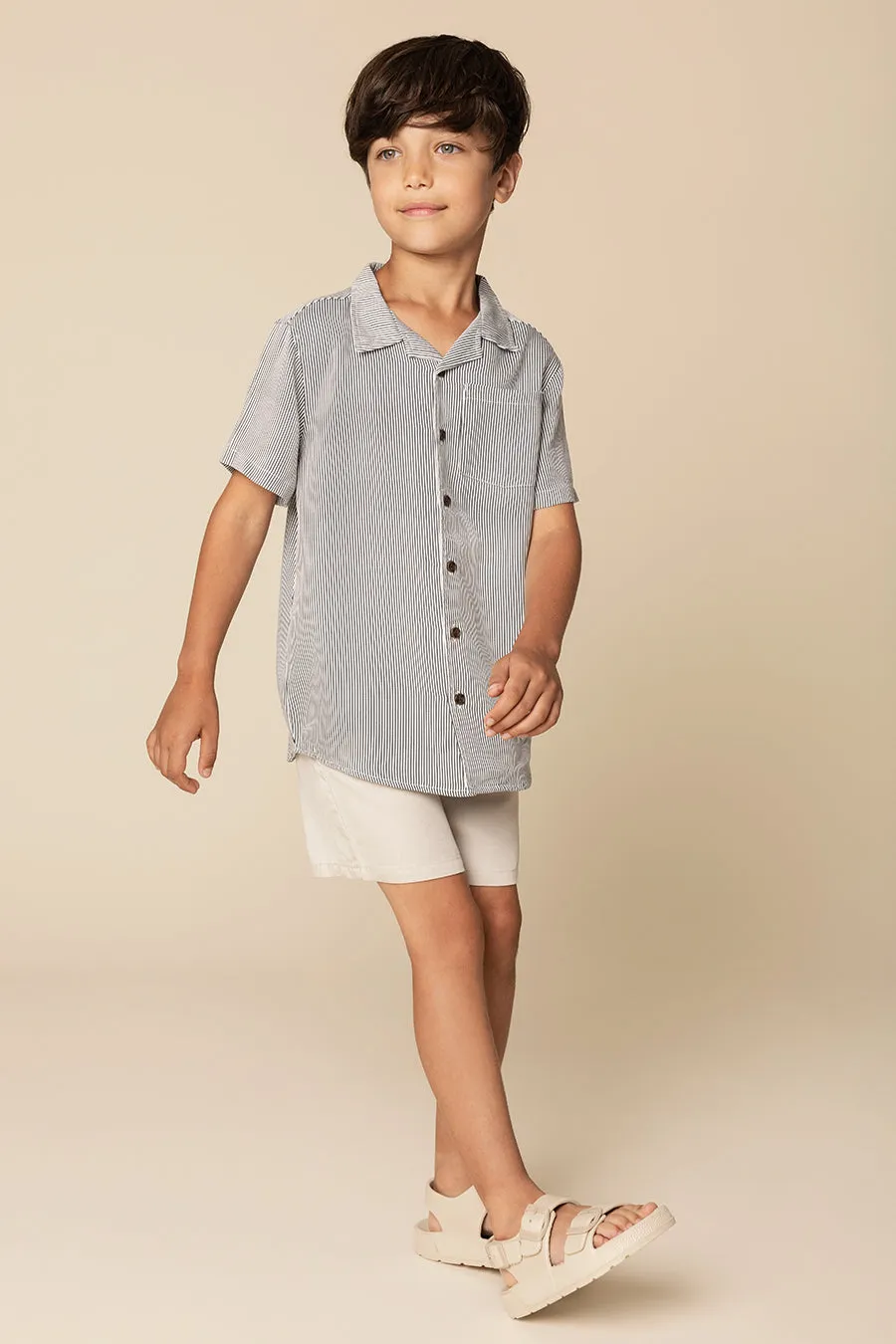 Boys Shirt Miles Chambray Button Down