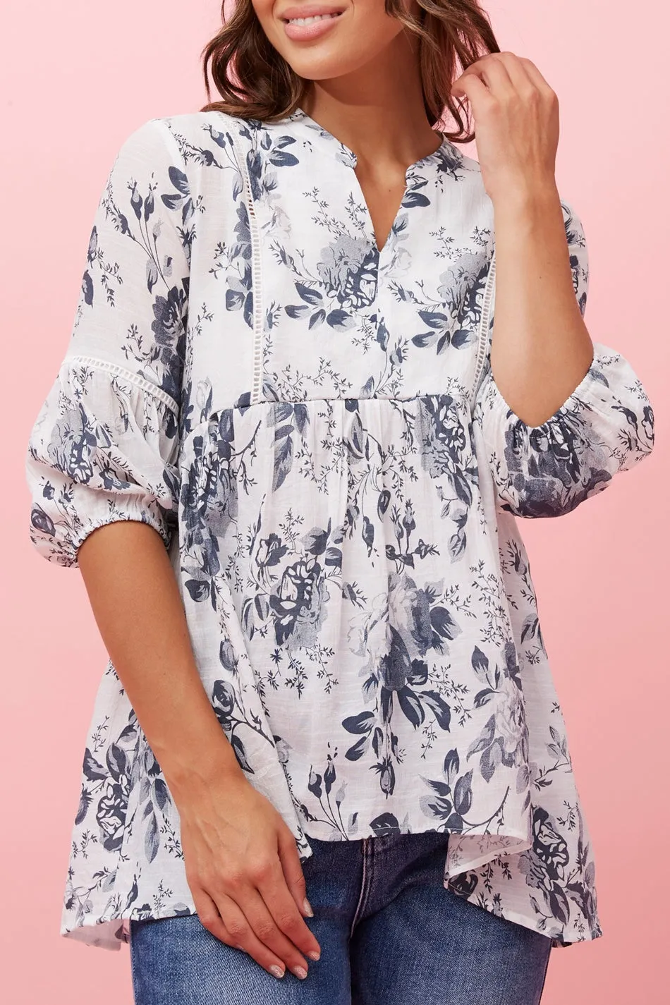 BRANDI FLORAL PRINT TOP