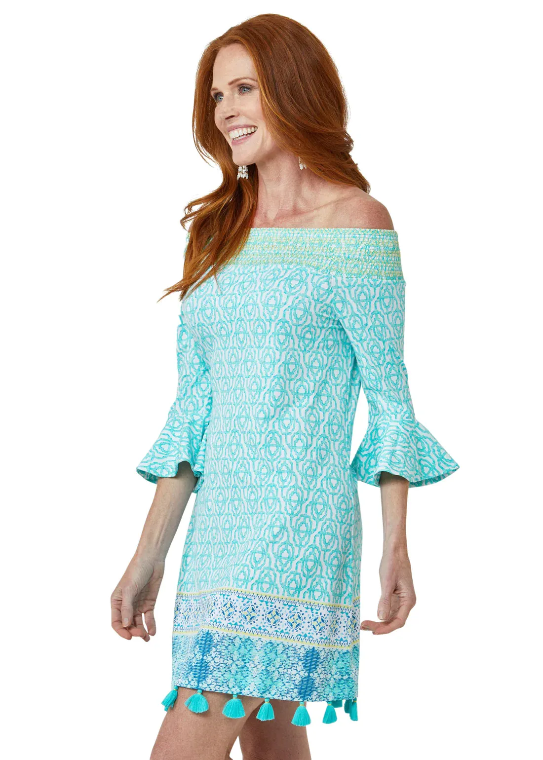 Cabana Life Coverluxe Smocked Dress