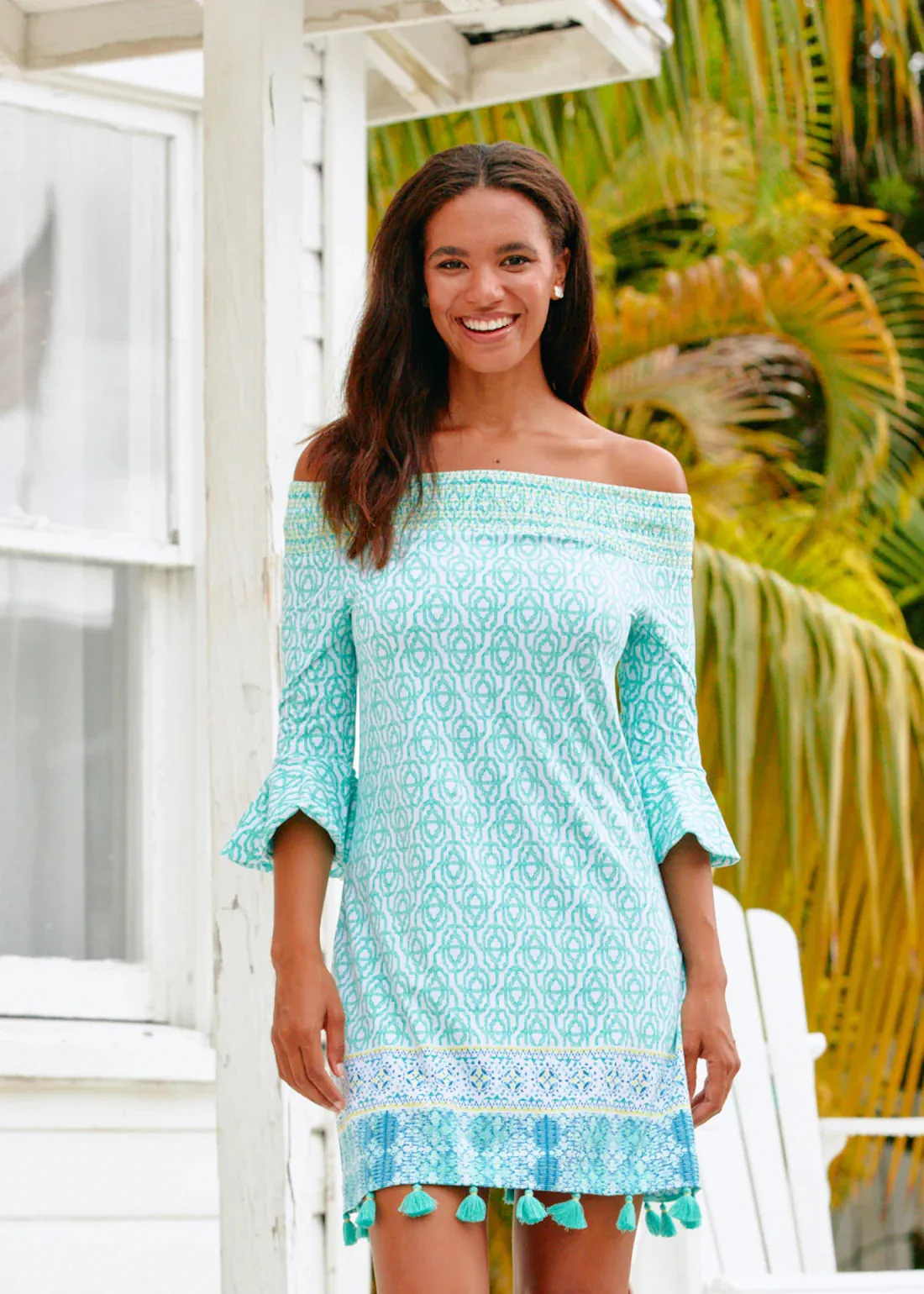 Cabana Life Coverluxe Smocked Dress