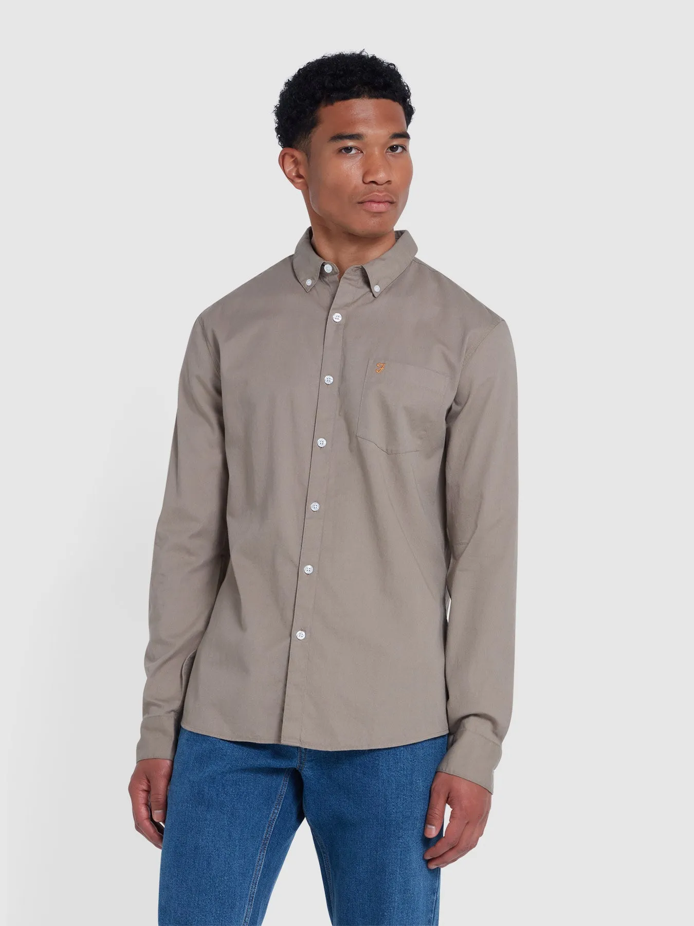 Carlson Shirt In Smoky Brown