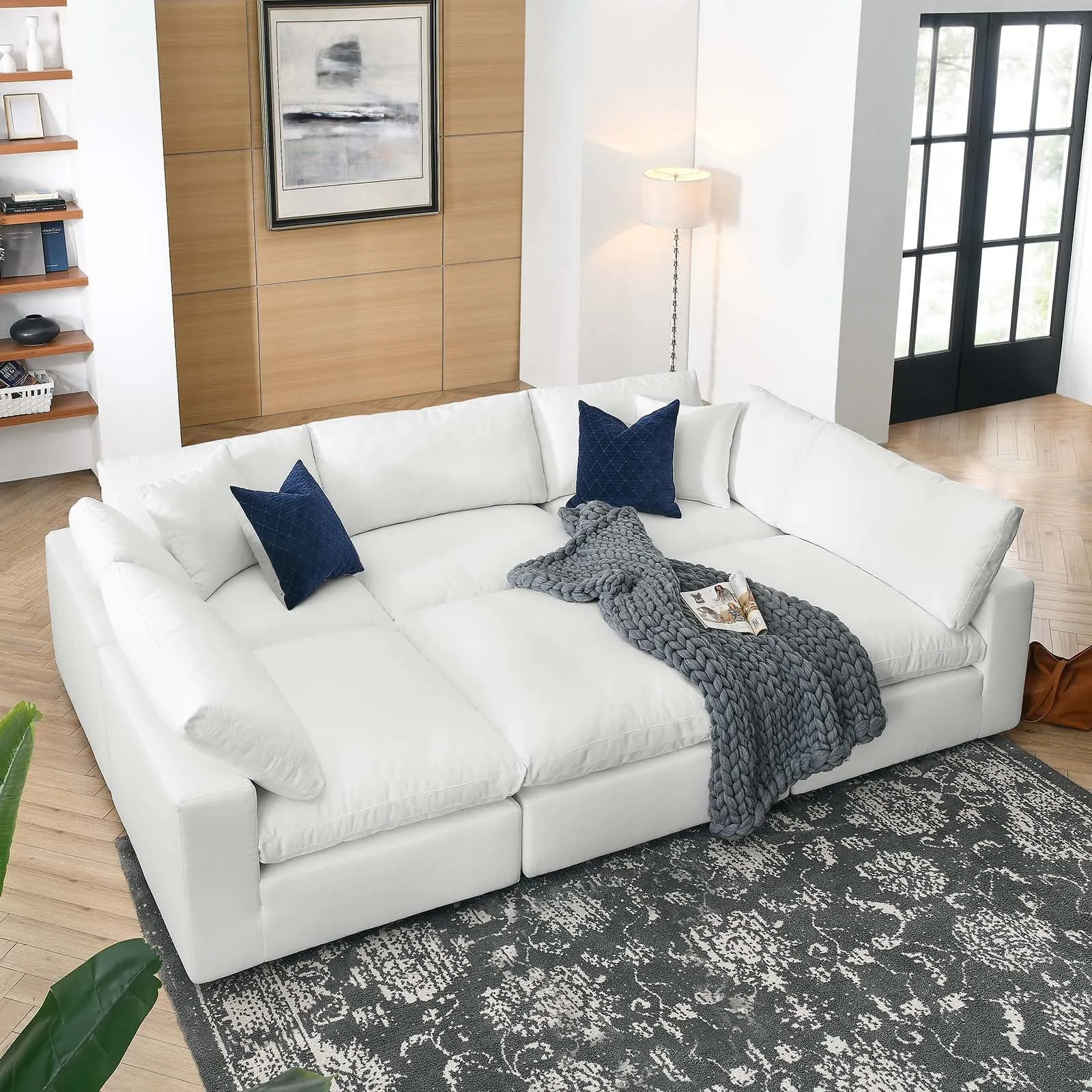 Commix Lounging Sectional by Modway