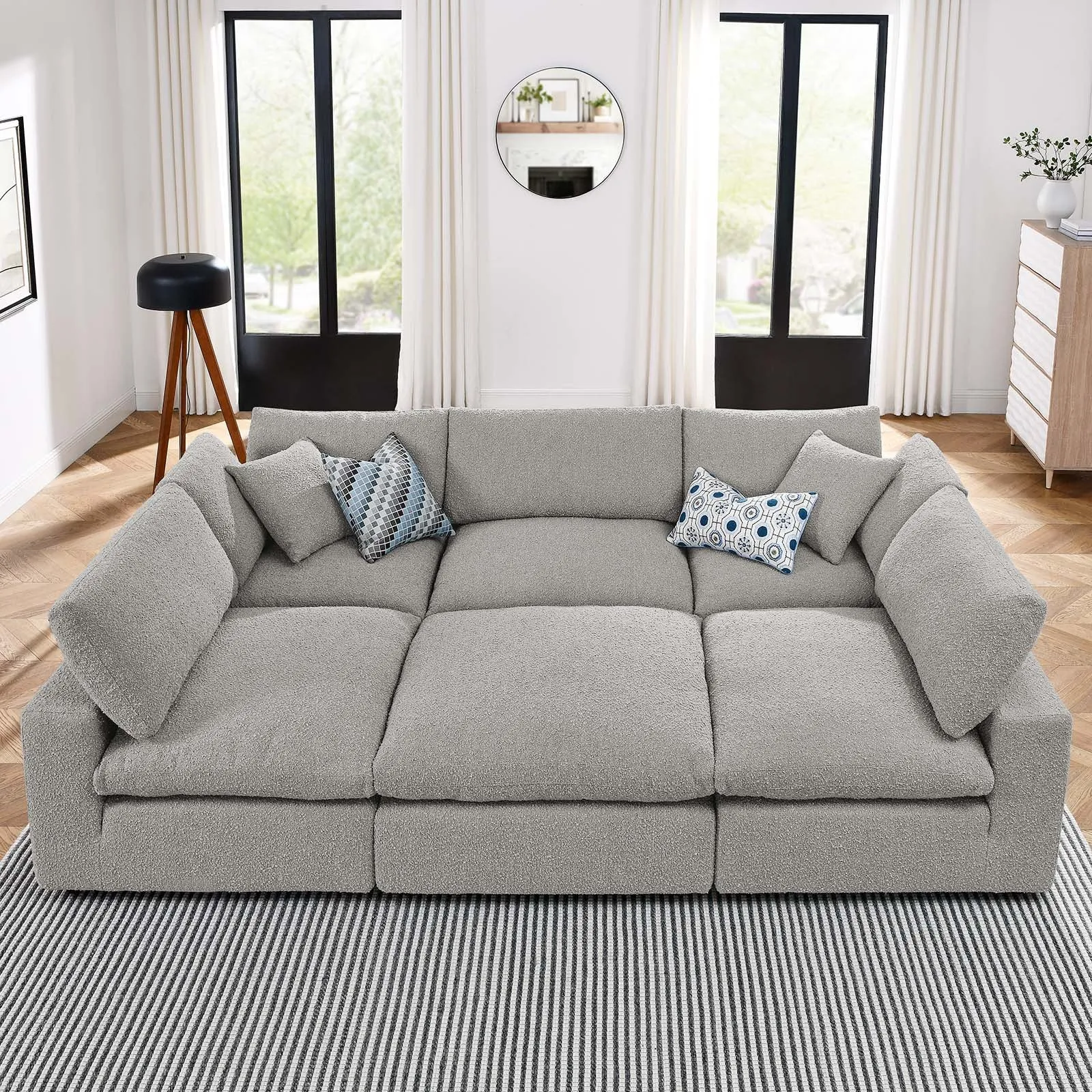 Commix Lounging Sectional by Modway