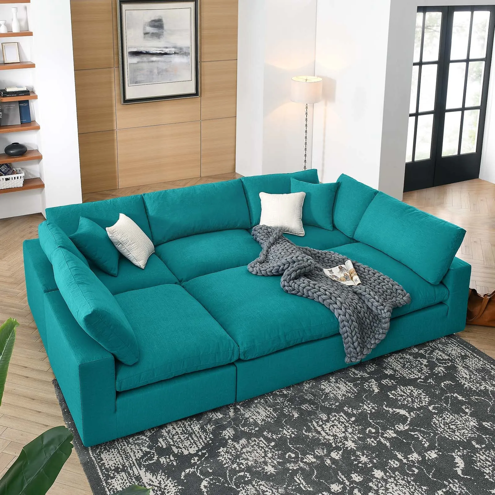 Commix Lounging Sectional by Modway