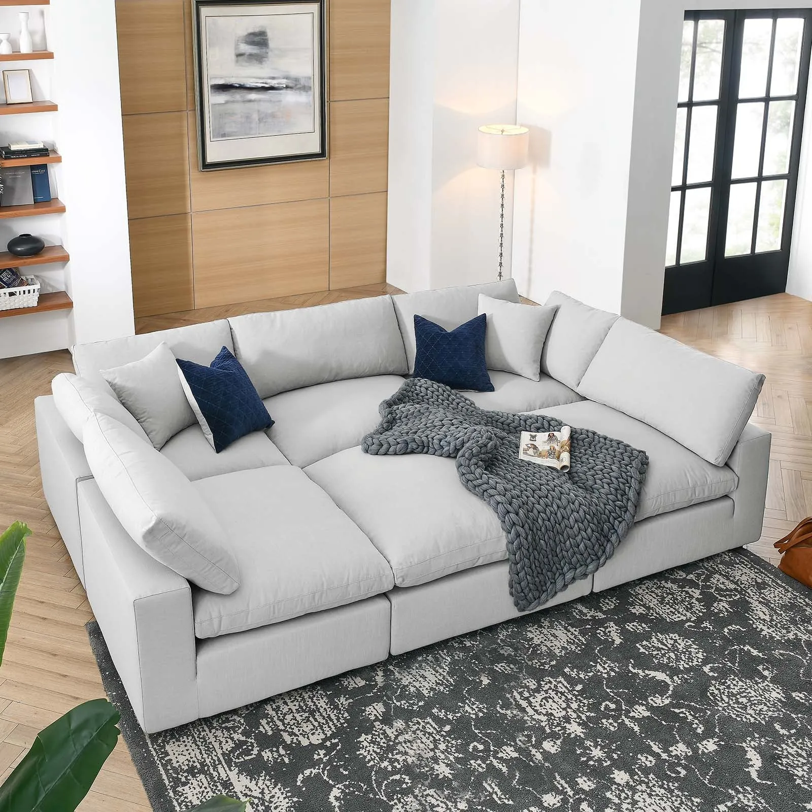 Commix Lounging Sectional by Modway