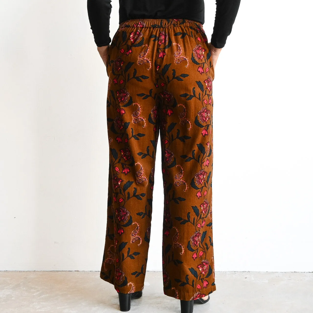 Corduroy Wide Leg Pants by Orientique Australia - Aida - 2615