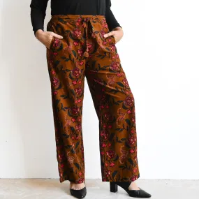 Corduroy Wide Leg Pants by Orientique Australia - Aida - 2615