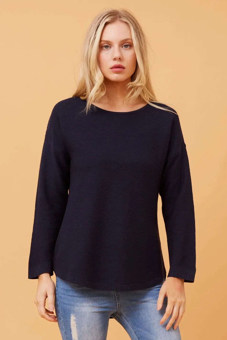 DARYLE SOLID KNIT JUMPER