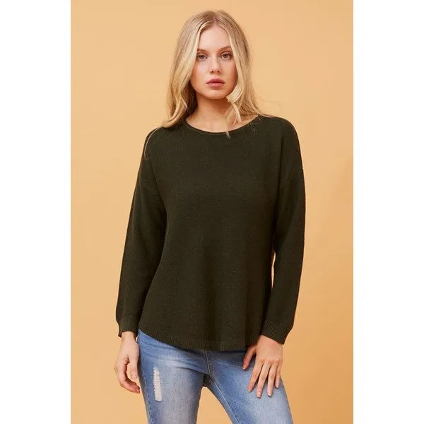 DARYLE SOLID KNIT JUMPER