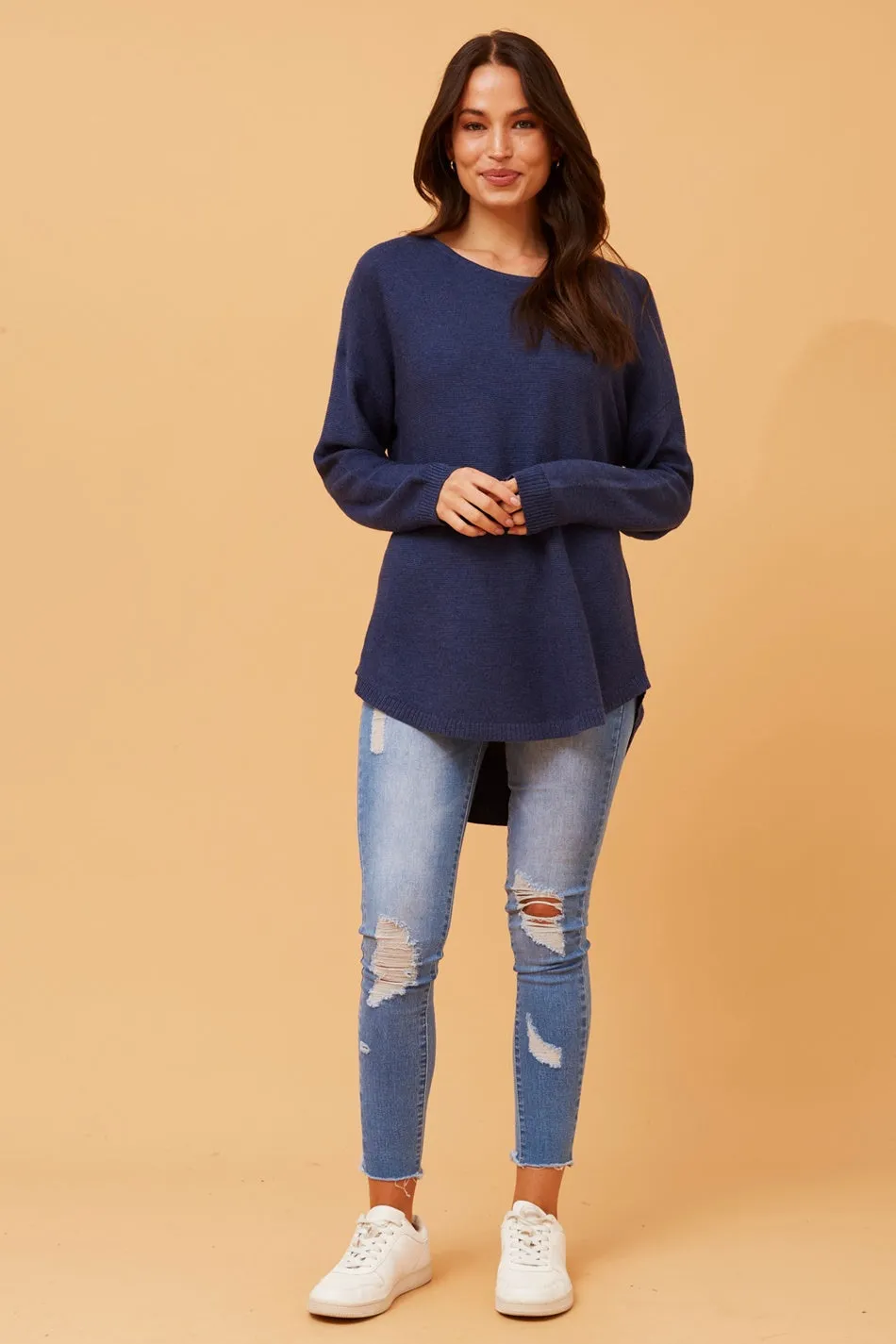 DARYLE SOLID KNIT JUMPER