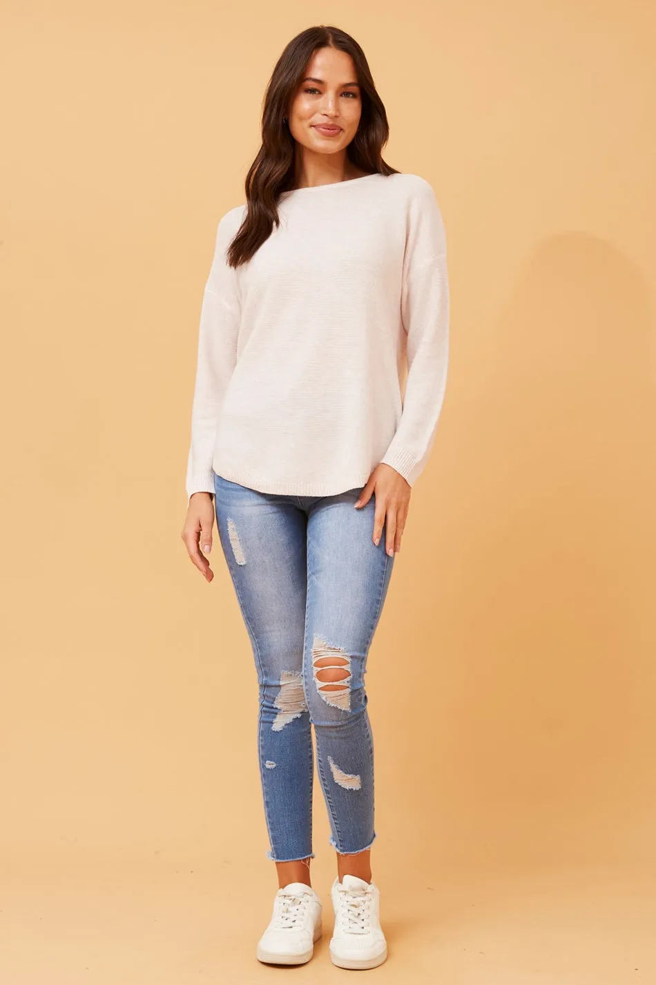 DARYLE SOLID KNIT JUMPER