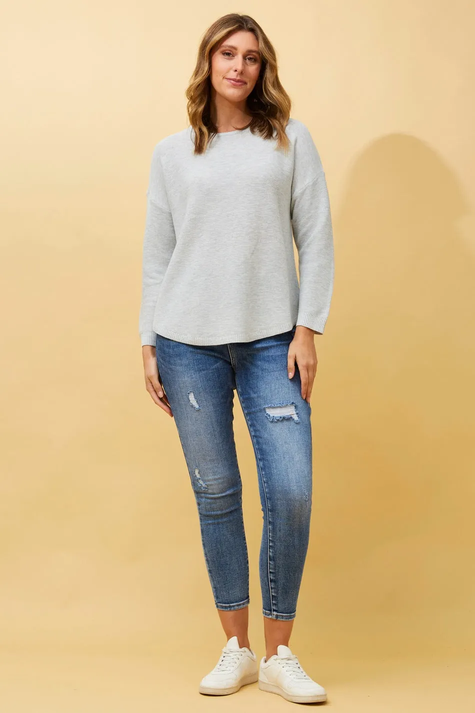 DARYLE SOLID KNIT JUMPER