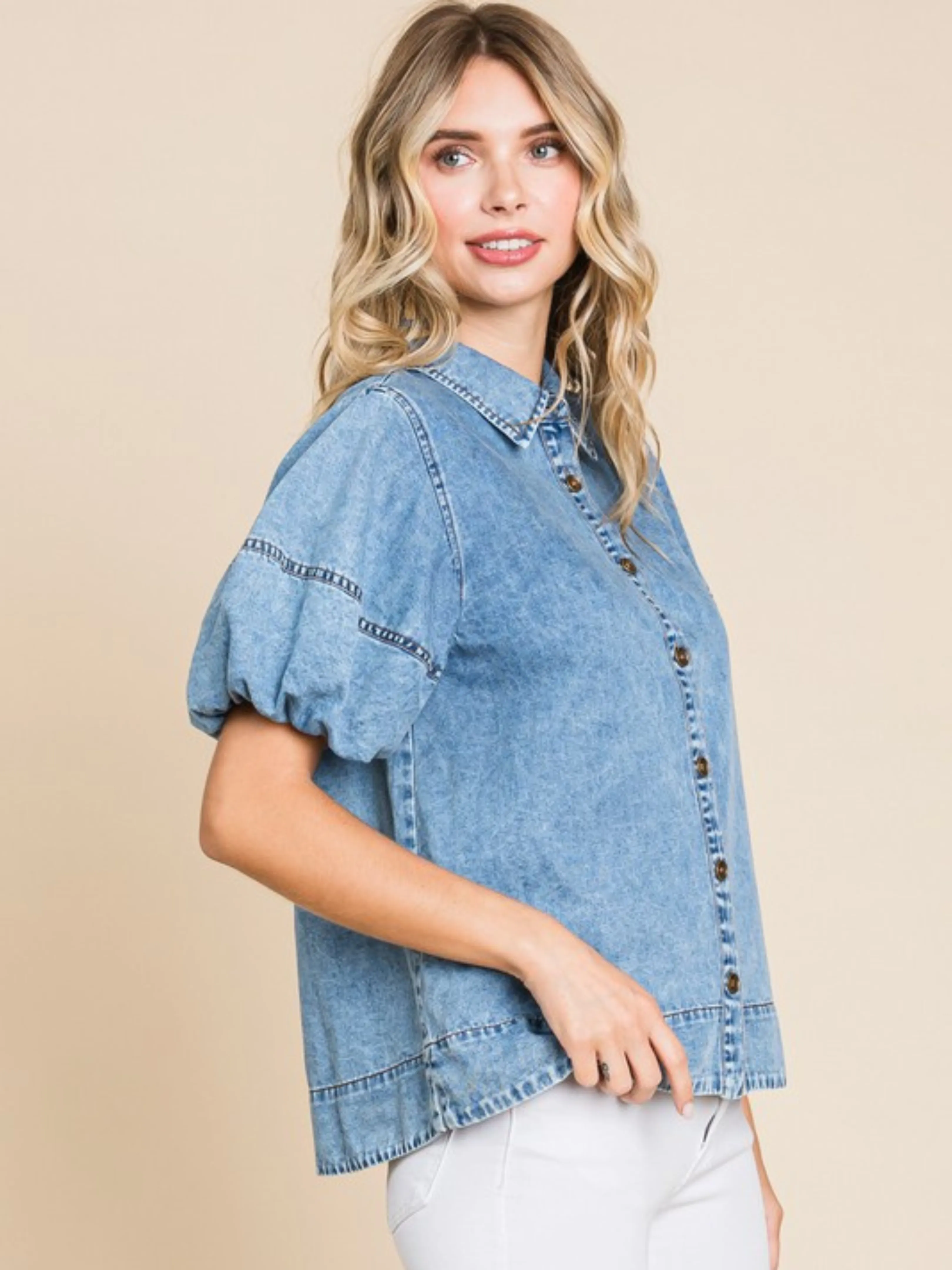 Denim Daydreams Top