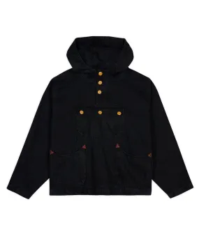 Denim Smock - Black