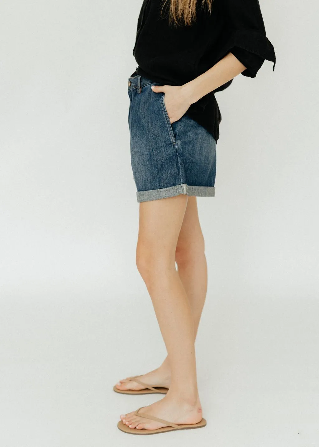 Denimist Blair Double Pleated Short