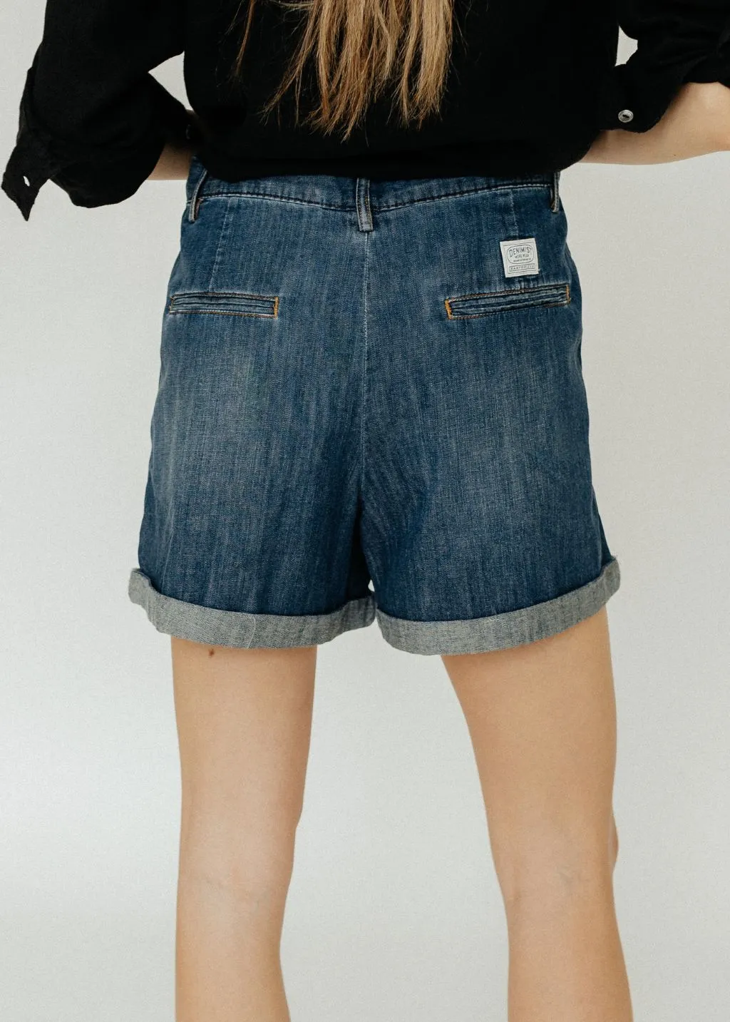 Denimist Blair Double Pleated Short