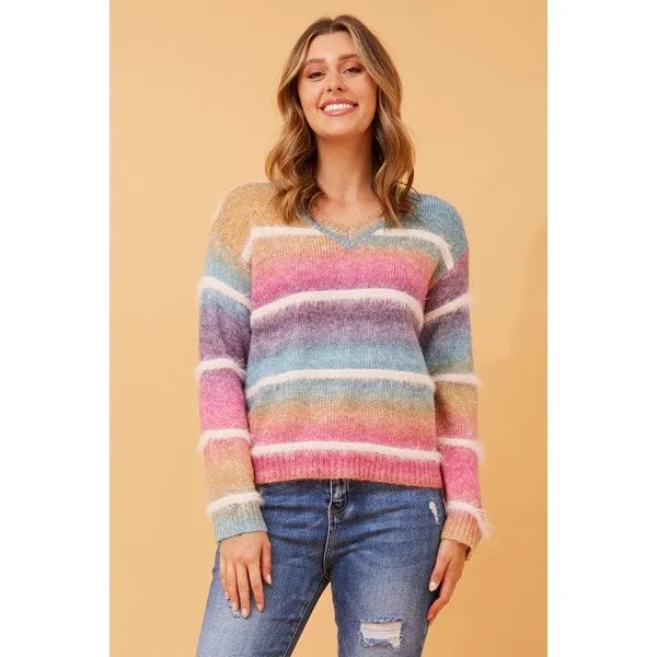 DILARA STRIPE KNIT JUMPER