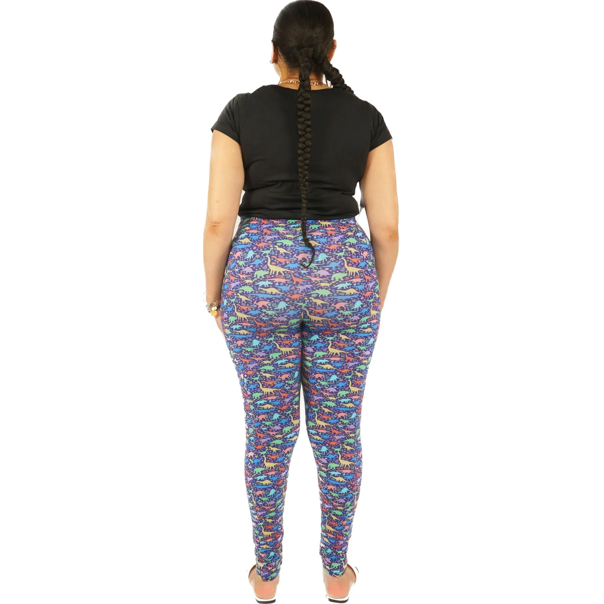 Dinosaurs & Fossils Adults Leggings with Pockets [FINAL SALE]