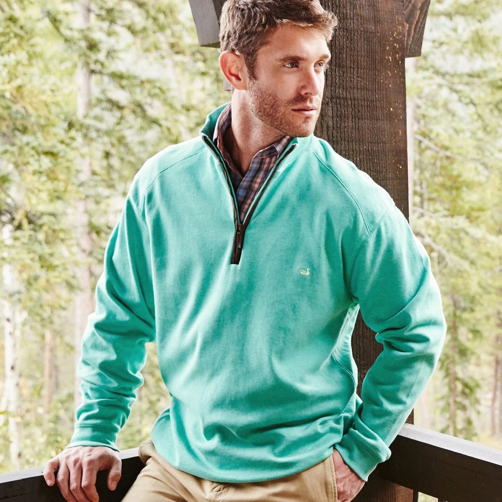 DownpourDRY Cotton 1/4 Zip Pullover