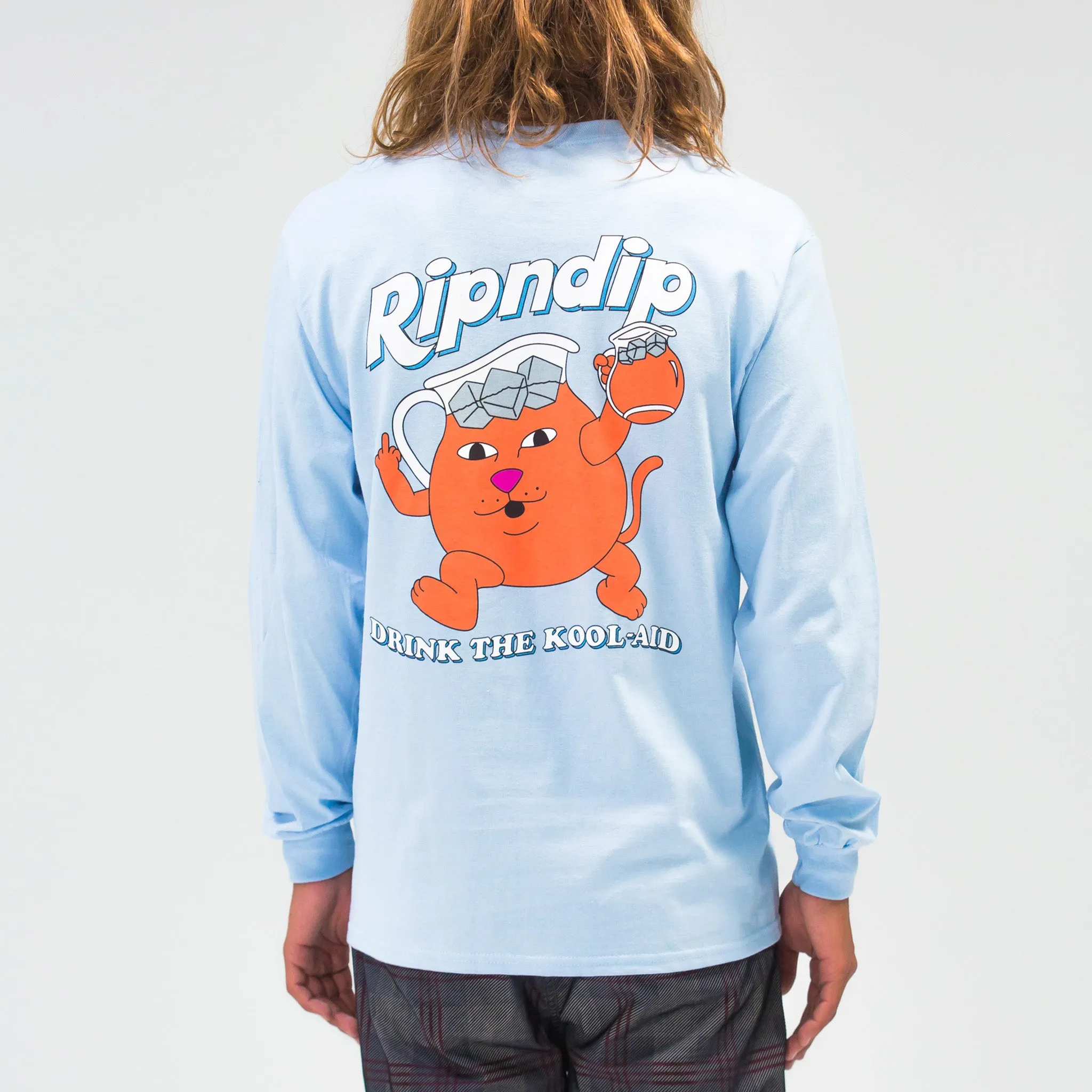 Drink Me Long Sleeve (Light Blue)