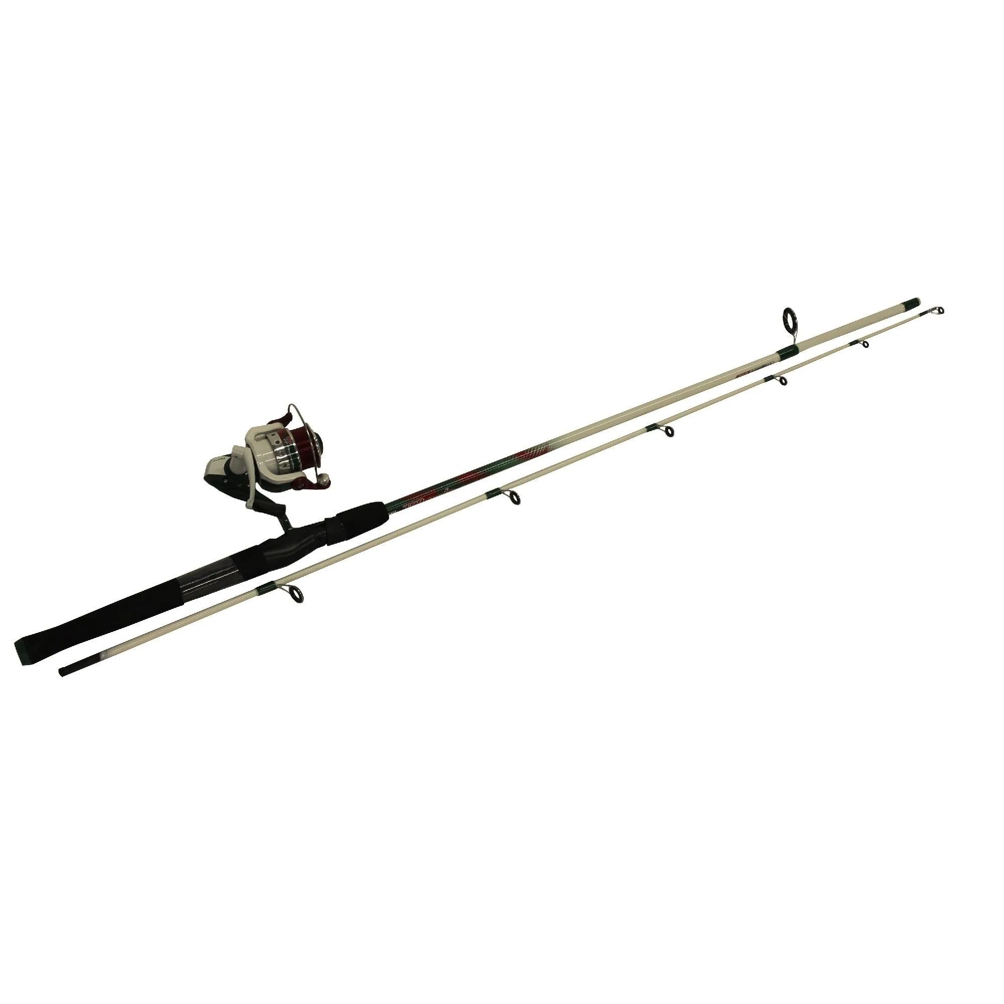 El Pescador Spinning Combo - 6'6" Length, 2 Piece Rod, Medium Power, Ambidextrous