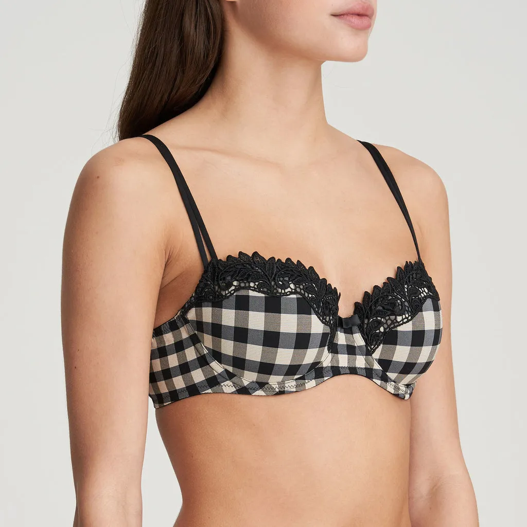 Ely Balconette Bra | Black