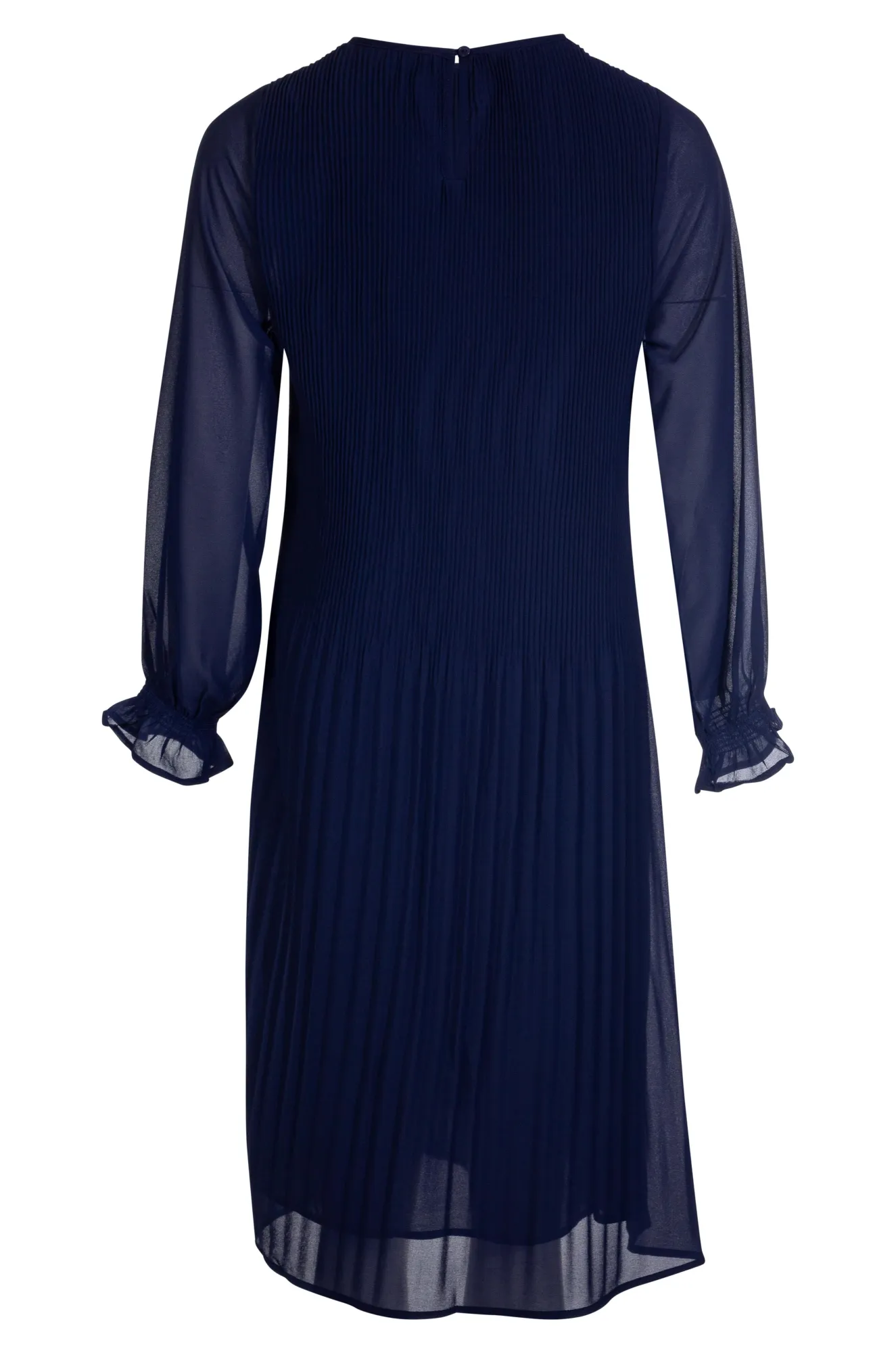 Fine pleat Chiffon Dress | NAVY | 8546ZZ