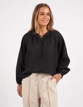 Foxwood Womens Sardinia Blouse in Elegant Black