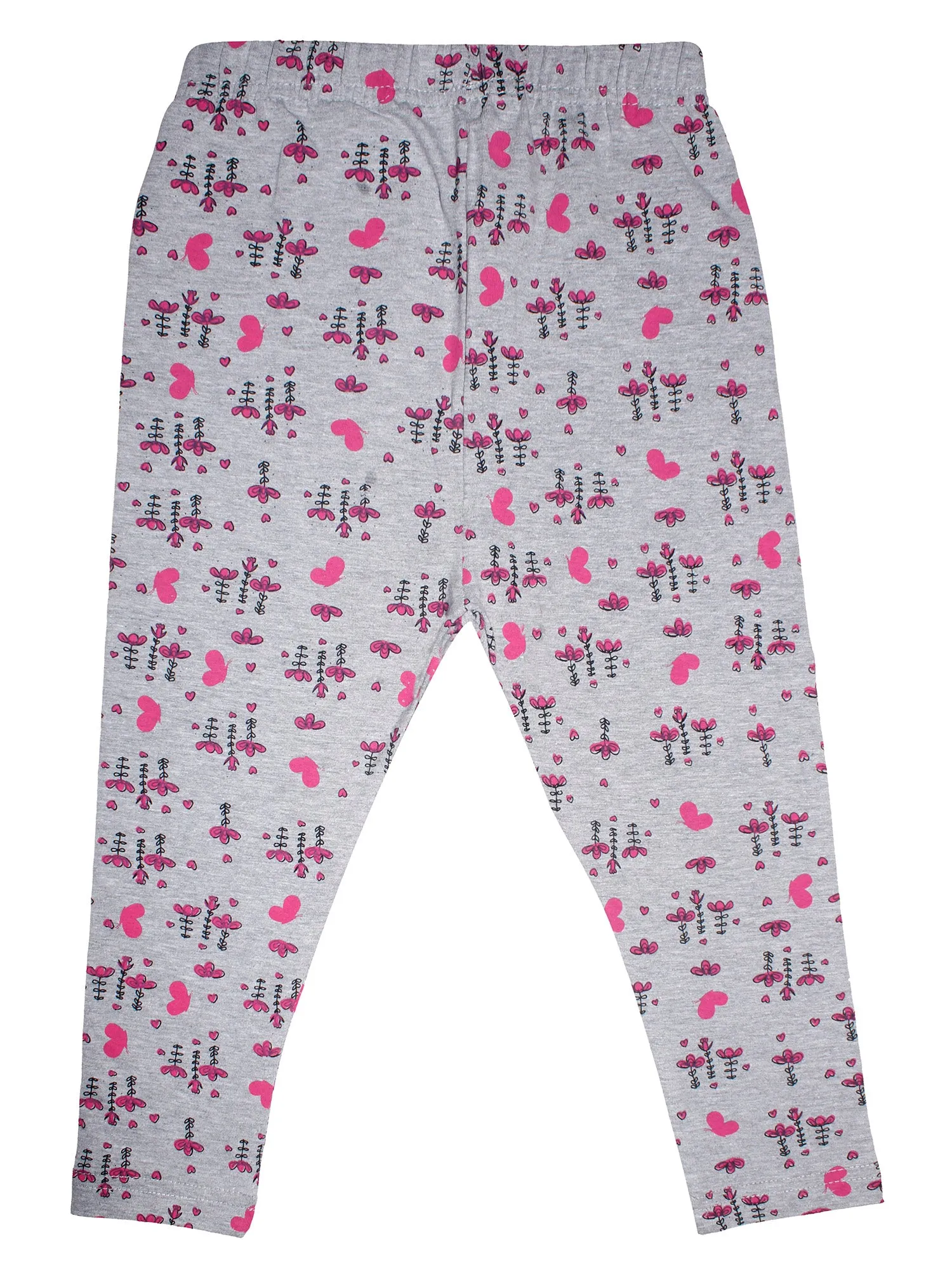 Girls Capri Legging with Tape pattern- Pack Of 2